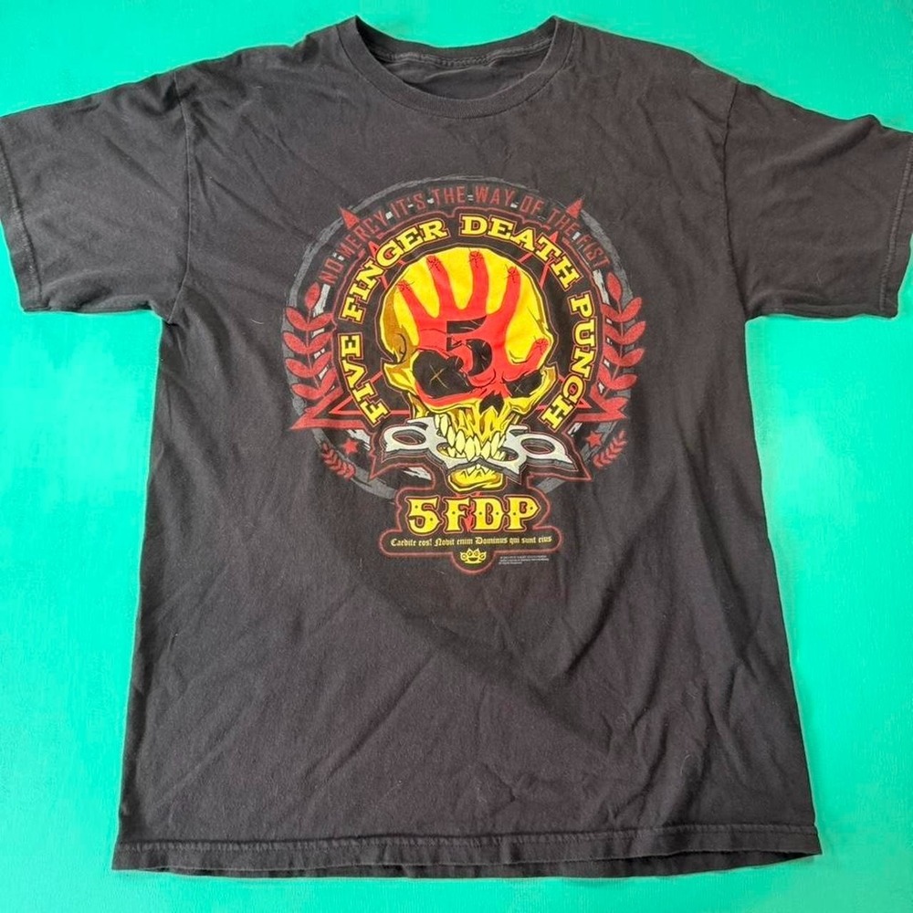 Five finger death punch band tee 5 finger death punch band merch graphic t shirt